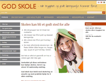 Tablet Screenshot of godskole.no